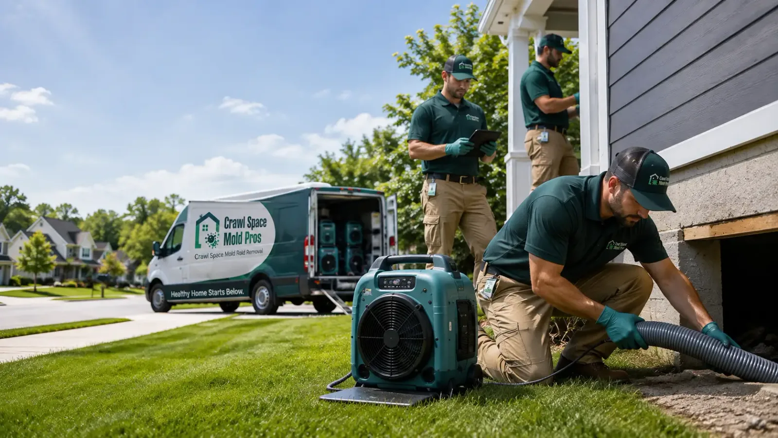 Crawl Space Mold Removal in Carmel, IN